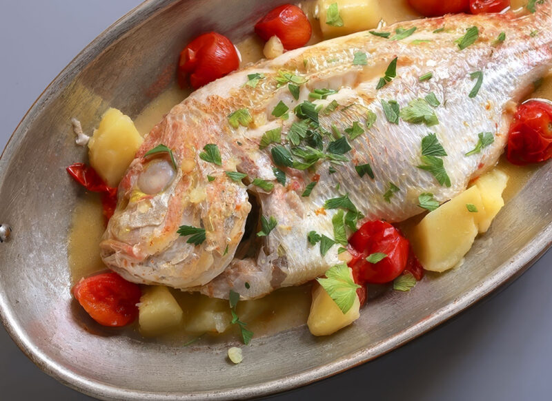 素材を見て、その日の一皿を決める。